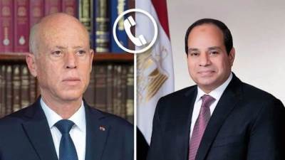 الرئيس التونسي يهنئ الرئيس السيسي هاتفيا بمناسبة حلول العام الهجري الجديد