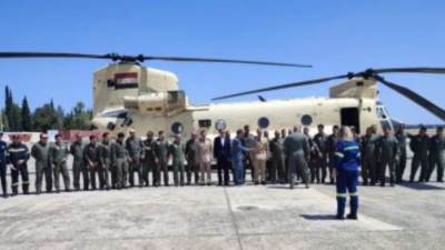 القوات المسلحة تشارك فى إخماد حرائق غابات اليونان بتوجيهات من الرئيس السيسى