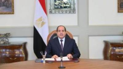 وزير العدل يعرض على الرئيس السيسي موقف إنجاز الدعاوى والقضايا أمام المحاكم