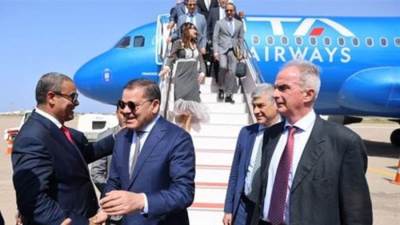 وصول أول طائرة من روما لطرابلس بعد انقطاع دام 9 سنوات