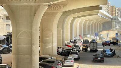 رئيس "الجهاز المركزى للتعمير" يتفقد أعمال تنفيذ مشروع محور عمرو بن العاص الحر بالجيزة