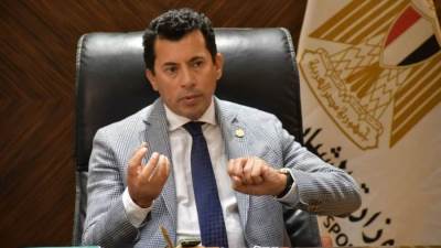 وزير الرياضة يستقبل رئيس الاتحاد الإفريقي لتنس الطاولة لعرض خطة الاتحاد