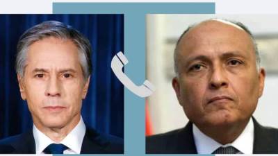 وزير الخارجية يتلقى اتصالاً هاتفياً من نظيره الأمريكي لمناقشة القضايا ذات الاهتمام المشترك