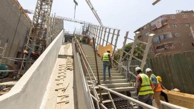 القومية للأنفاق: تقدم الأعمال بمحطة إمبابة ضمن الجزء الثالث من المرحلة الثالثة للخط الثالث للمترو