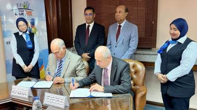 مصر للطيران للأسواق الحرة توقع بروتوكول تعاون مع شركة  FLY EGYPT