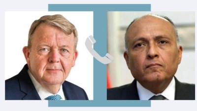وزير الخارجية سامح شكري يتلقى اتصالاً من وزير خارجية الدنمارك