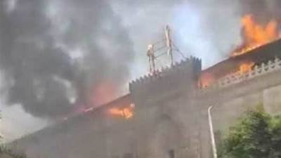 النيابة الإدارية تفتح تحقيق عاجلا في واقعة حريق مبنى وزارة الأوقاف 