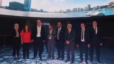 وزيرة الإسكان بالكاميرون ورئيس ديوان الخدمة المدنية بالأردن يزوران المتحف القومي للحضارة