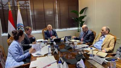 وزير المالية يتابع استعدادات استضافة اجتماعات البنك الآسيوي للاستثمار في البنية التحتية