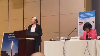 وزيرة البيئة متحدث رئيس فى جلسة تمويل المناخ وتمويل التنوع البيولوجي فى المؤتمر الوزاري الأفريقي