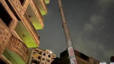 محافظة القاهرة: بدء إزالة العقار المائل بحي مصر القديمة