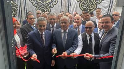 وزير التموين يفتتح أول مكتب سجل تجاري نموذجي بالمنطقة اللوجيستية بطنطا 