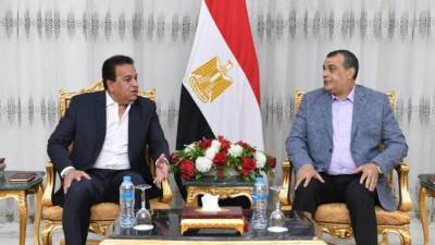 وزيرا "الإنتاج الحربي" و"الصحة" يبحثان التعاون المشترك في مجال إقامة المستشفيات الميدانية