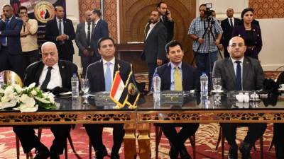 وزيرا التعليم والشباب والرياضة يشهدان احتفالية حزب "حماة وطن" بتكريم أوائل الثانوية العامة