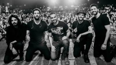 فريق كاريوكى نجوم السهرة الغنائية فى مهرجان العلمين الليلة