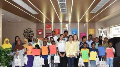 معهد الحوكمة يعقد لقاء للأطفال الأفارقة من دولة الصومال المقيمين بمصر