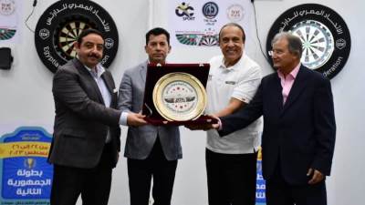 ختام بطولة الجمهوريه الثانية للدارتس بنادي النادي "شيراتون"