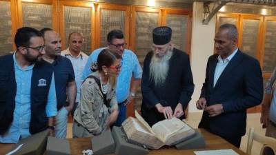 زيارة مدير المكتب الإقليمي لليونسكو بالقاهرة لمنطقة آثار سانت كاترين بجنوب سيناء