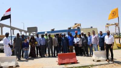 وفد جمعية المهندسين النيجيريين يزور المشروعات القومية