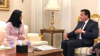 وزير الصحة يستقبل نائب وزير الصحة بدولة أرمينيا لبحث فرص التعاون المستقبلية بين البلدين