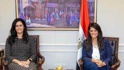 المشاط تلتقي المدير التنفيذي لمكتب جي بي مورجان تشيس في مصر ومجموعة من المستثمرين الدوليين