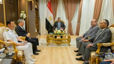 "وزير الإنتاج الحربي" يبحث مع "السفير الكوري الجنوبي" سبل تعزيز التعاون المشترك