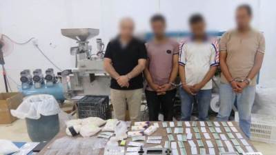 "الداخلية" ضبط تشكيلا عصابيا لتصنيع العقاقير المخدر بالقاهرة
