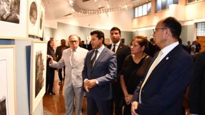 وزير الرياضة ورئيس جامعة حلوان وعدد من رؤساء الجامعات يفتتحون معرض الكليات الفنية