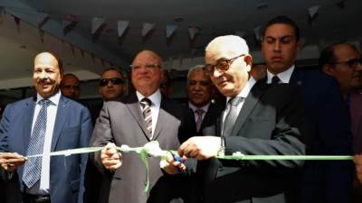 وزير التربية والتعليم ومحافظ القاهرة يفتتحان معرض "أهلاً مدرستي" بمدينة نصر