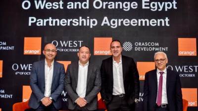 مدينة O West تتعاون مع اورنچ مصر لتوفير خدمات الاتصالات المتكاملة
