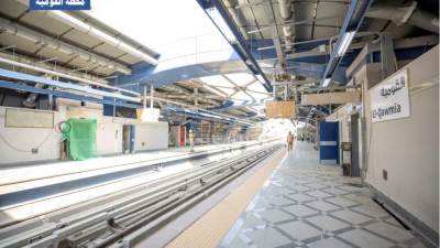 محطة مترو القومية قبل الأفتتاح.. شاهد أحدث صور لها 