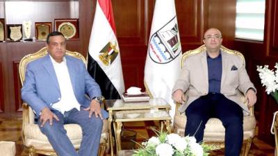 وزير التنمية المحلية يصل محافظة بني سويف لتفقد بعض المشروعات التنموية والخدمية