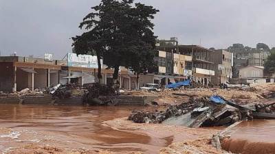 الأرصاد الليبية: الوضع كارثى ومأساوى فى درنة بسبب العاصفة دانيال