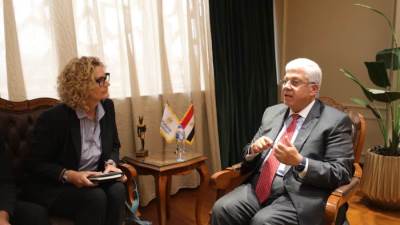   وزير التعليم يستقبل نائب رئيس جامعة إسكس البريطانية لبحث التعاون