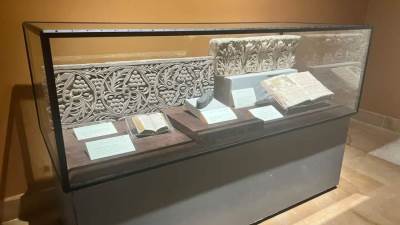 معرض أثري مؤقت عن النبات في الفن القبطي بمتحف شرم الشيخ