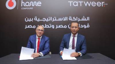 "ڤودافون مصر" توقع شراكة مع "تطوير مصر" لتقديم خدمات Triple Play وSmart Solutions في مشروع بلومفيلدز
