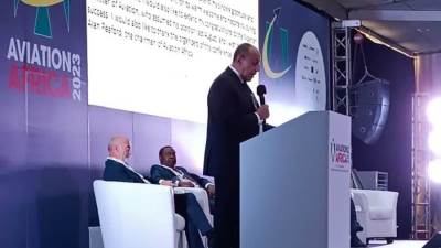 وزير الطيران المدنى يشارك فى قمة الطيران الأفريقي 2023 African Aviation Summit