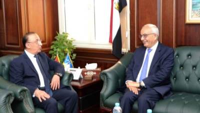 وزير التعليم يصل إلى الاسكندرية لمتابعة الاستعدادات للعام الدراسى الجديد