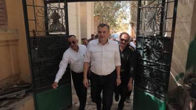 وزير السياحة يتفقد مقابر الصحابة بمنطقة الأبجية بالمقطم 