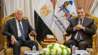 "وزير الدولة للإنتاج الحربي" يستقبل "محافظ جنوب سيناء" لبحث سبل التعاون المشترك