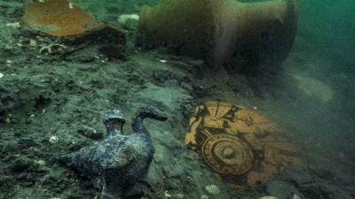 اكتشاف معبد للإلهة أفروديت بمدينة تونيس هيراكليون الغارقة بالإسكندرية