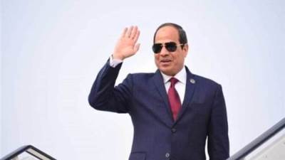 الرئيس السيسى يعود إلى أرض الوطن بعد لقاء الشيخ محمد بن زايد فى الإمارات