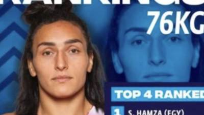 سمر حمزة تتأهل لربع نهائي بطولة العالم للمصارعة