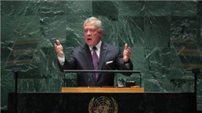 العاهل الأردني: المعاناة في منطقتنا ستستمر حتى يتدخل العالم لحل القضية الفلسطينية