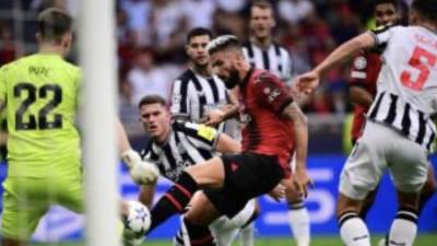 ميلان يتعادل مع نيوكاسل سلبيا فى دوري أبطال أوروبا