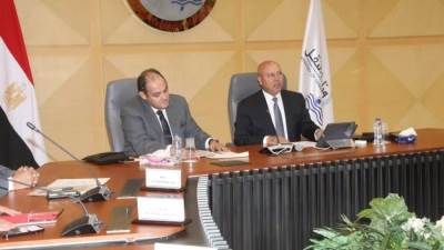 وزير النقل يبحث مع وزير التجارة والصناعة آخر المستجدات الخاصة بتعظيم تجارة الترانزيت