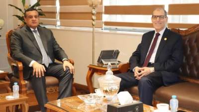 وزير التنمية يستقبل رئيس النيابة الإدارية لبحث مجالات التعاون المشترك بين الجانبين