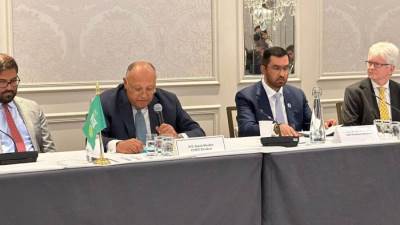 وزير الخارجية يشارك في الاجتماع الوزاري حول التقييم العالمي الأول تحت اتفاق باريس للمناخ