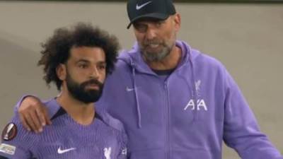 محمد صلاح يسجل ولا يحتفل فى ريمونتادا ليفربول ضد لاسك لينز