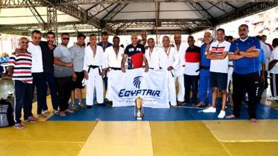 مصر للطيران تشارك في بطولة الجمهورية للشركات وتحصد المركز الأول لفريق الجودو
